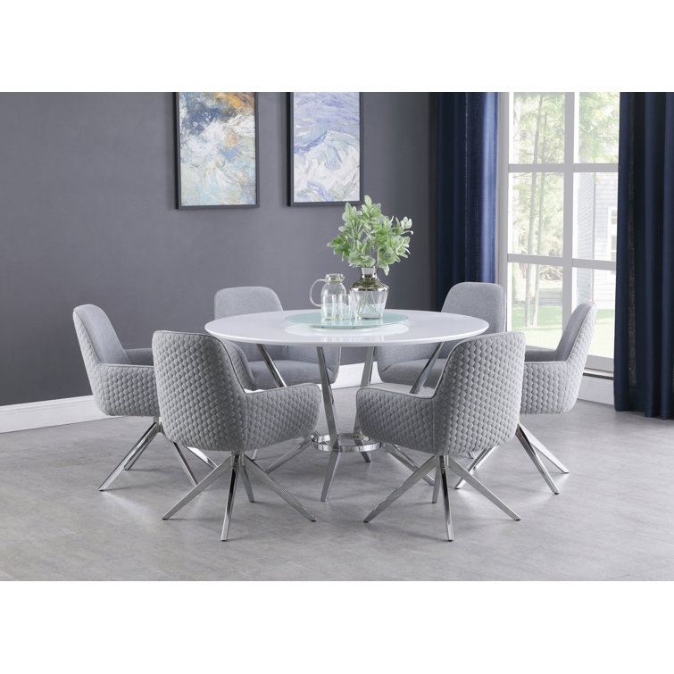 Round 6 best sale person dining set